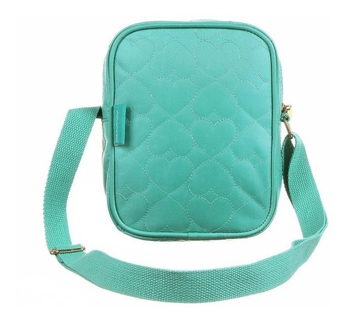 Imagem 4 de 4 de Bolsa Transversal Capricho Love Green 11898 Tiracolo