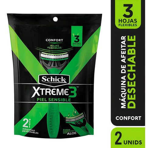Schick Xtreme3 Piel Sensible X2und