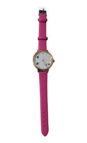  Reloj De Dama Pulsera Con Dibujos Malla Silicona Moda