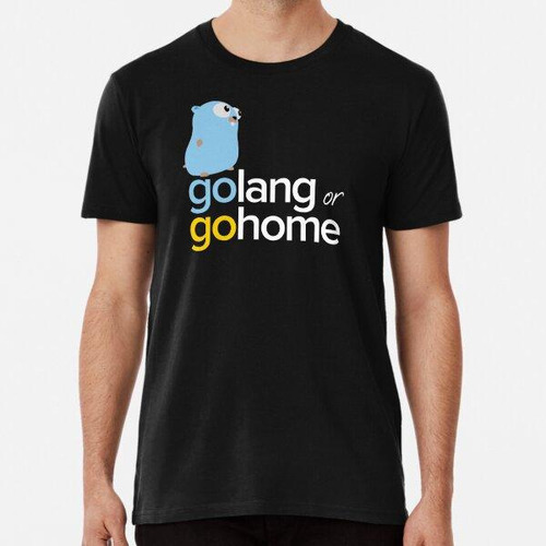 Remera Golang O Gohome Algodon Premium