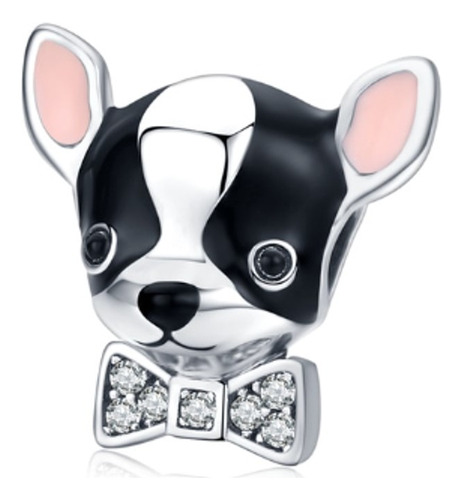 Charm De Plata S925 Love Dog-  Para Pulsera De Dijes