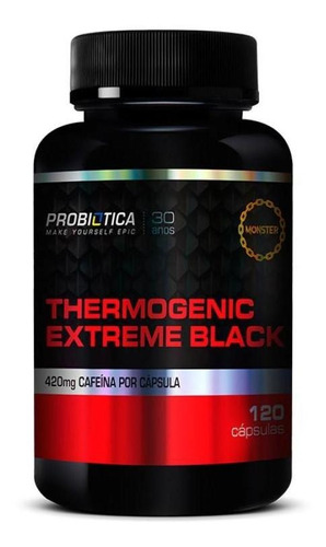 Thermogenic Extreme Black (120caps) Probiótica