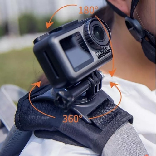 Soporte Mochila Y Hombro Compatible Camaras De Acción Gopro