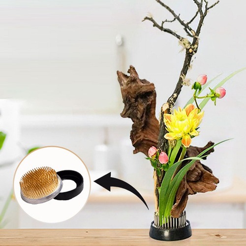 Pin De Soporte De Vástago Floral Diámetro 4 Cm Cobre