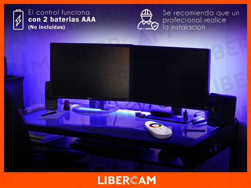 Imagen 8 de 10 de Controladora Led Para Tira Rgb Con Control Touch Tactil