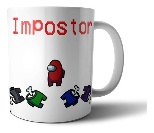 Imagen 3 de 8 de Tazas Personalizadas Among Us C/caja Sublimada Diseño Bola8