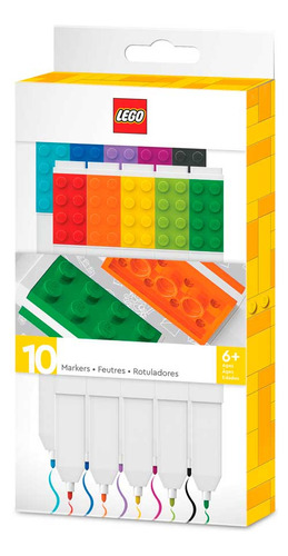 Marcadores De Lego Iconic Writing Inst Markers 10 Pack