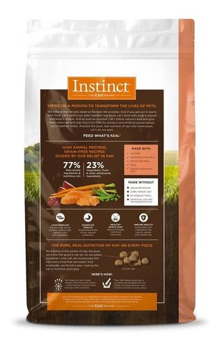 Imagen 2 de 6 de Croquetas Instinct Salmon 2 Kg Para Gatos