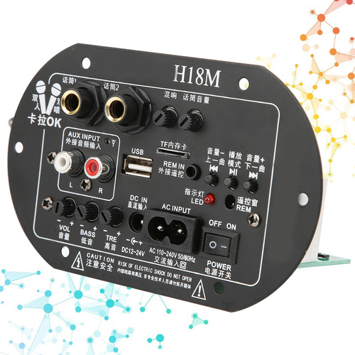 Placa Amplificadora De Subwoofer, Audio, Bluetooth De Alta P