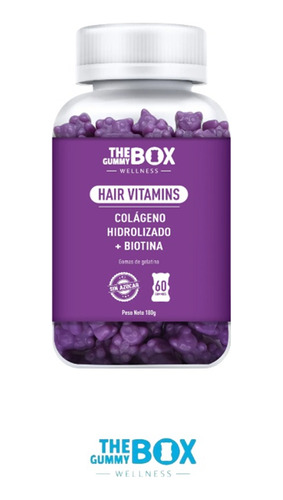 The Gummy Box Hair Vitamins Colageno Hidrolizado + Biotina