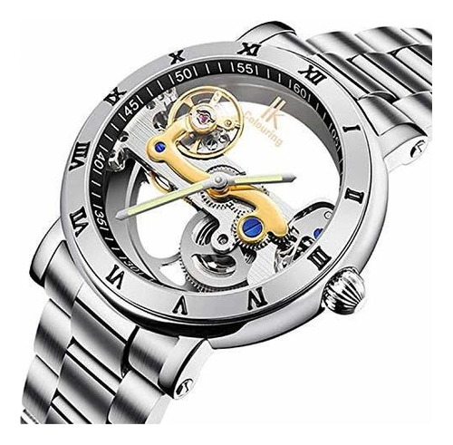 Gute Luxury Steampunk Bling Auto Reloj De Pulsera Mecánico A