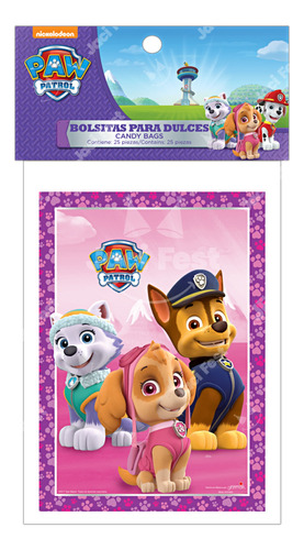 Bolsita Para Dulces Paw Patrol Skye Artículo Fiesta - Sky0m1