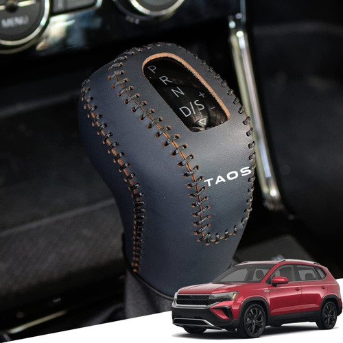 Funda De Cuero Genuino Para Palanca De Cambios Vw Taos