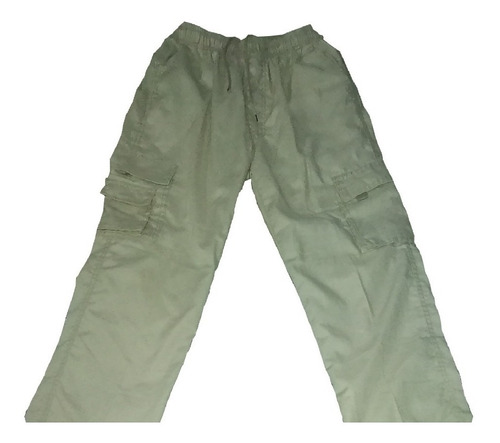 Pantalón Cargo Hombre Talle L Color Blanco Crema