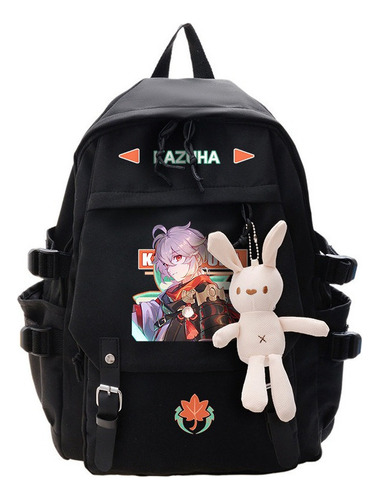 Mochila Escolar Genshin Impact Print Regalo Para Adolescente