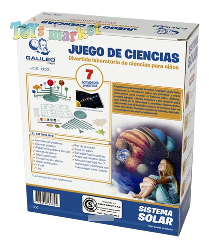 Juego De Ciencias Sistema Solar Planetas Galileo Italy