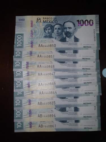 Billete De $1,000 Series Aa