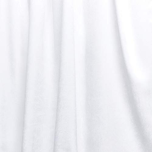 Paneles De Cortina Espiral Blancos 135 X 213 Cm, 2 Unidades