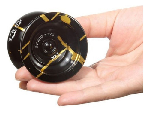 Yoyo Ioio Rolamento Rolimã Aço Magic N11 Alumínio Timeless Cor Preto