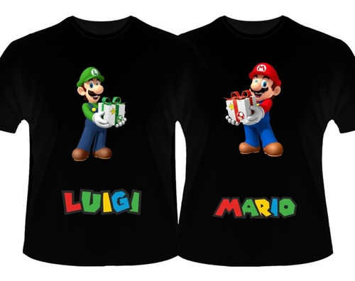 Playeras Parejas Novios Dúo Amor Gamer Mario Bross Princesa