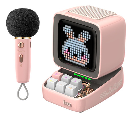 Divoom Ditoomic - Micrófono Con Altavoz Bluetooth, Función K