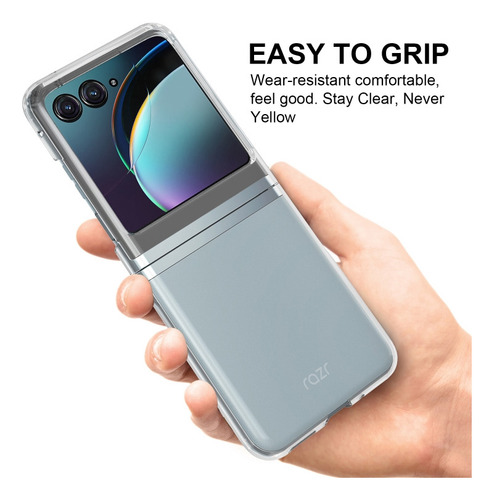 Para Ultra Razr Transparente Funda Motorola 40