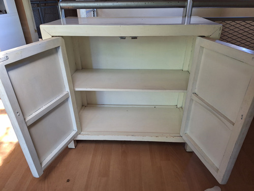 Cómoda Oriental De Madera 84,5 X 39,5 X 79,5 Cm Blanco (Usado)
