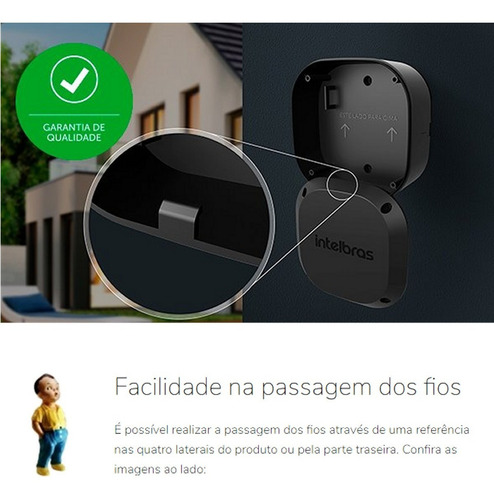 Imagem 6 de 8 de Vbox 1100 E Black Caixa Proteção Externa Cftv - Intelbras