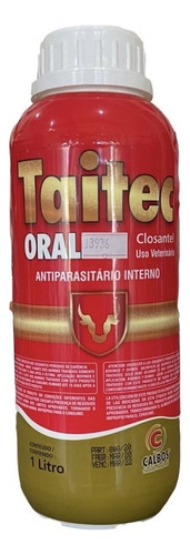 Suplemento Para Cavalo Em Líquido Calbos Antiparasitário Interno Oral Em Galão De 1kg