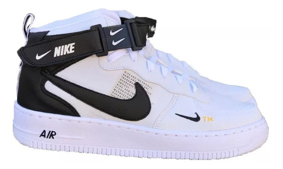 tênis masculino nike air force 1 cano alto supreme botinha