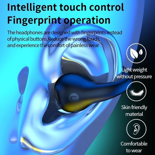 Croso Auriculares Conducción Ósea Con Clip Oreja, Batería 8