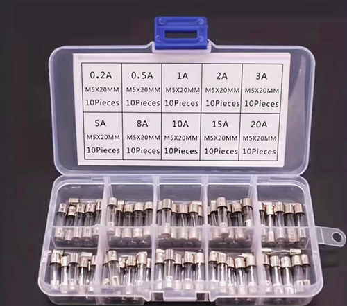 Caja De Fusibles De Vidrio 100unidades Diferentes Amperios