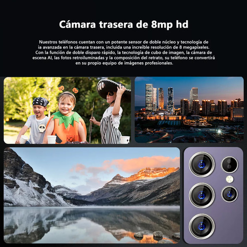 Teléfonos Inteligentes Android Baratos S24 Ultra 6.6 En Ram1gb Y Rom16gb
