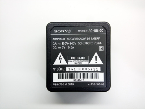 Carregador Usb Sony - Ac-ub10c