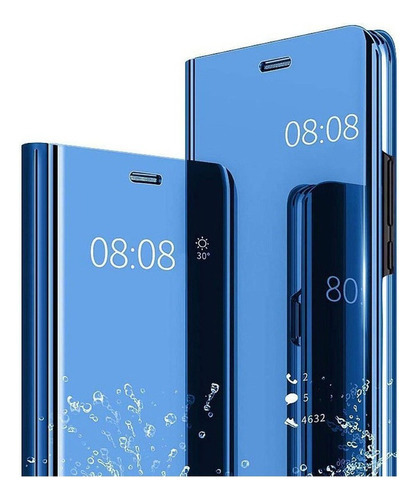 Funda For Samsung Galaxy Mirror Case Con Soporte Color Azul Samsung S10lite