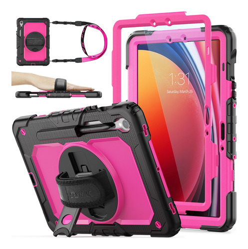 Seymac Funda Para Galaxy Tab S9 Fe 10.9 S9 11 Con Soporte