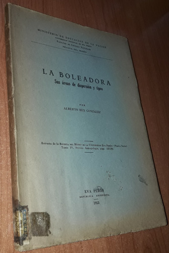 La Boleadora   Alberto Rex Gonzalez   Año 1953