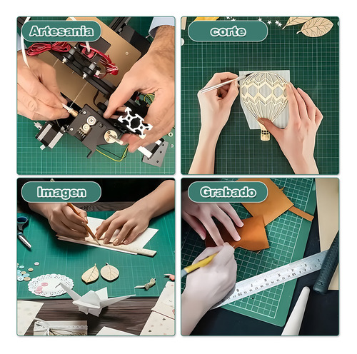 Hapemein® 35pz A3 Tapete Corte Autorreparable 30x45 Doble Vista Cutter