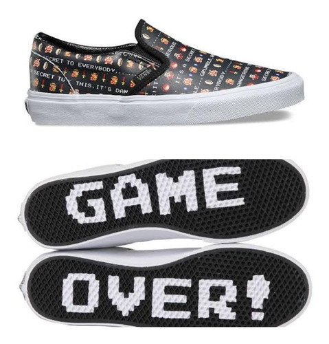 Tênis Vans Nintendo Legend Of Zelda Infantil Slip-on