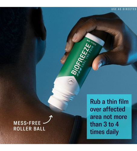 Biofreeze Cool The Pain 2 Pack Roll On 89ml C/u