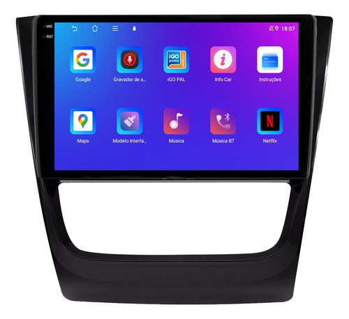Multimidia Vw Saveiro G6 9p Android Carplay 4/64gb + Ré