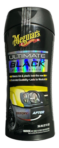 Ultimate Black Meguiar's Restaurador De Plásticos 355ml