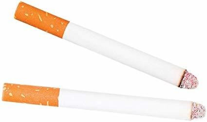 2 Piezas De Divertidos Cigarrillos Falsos Fags Humo Juguete 