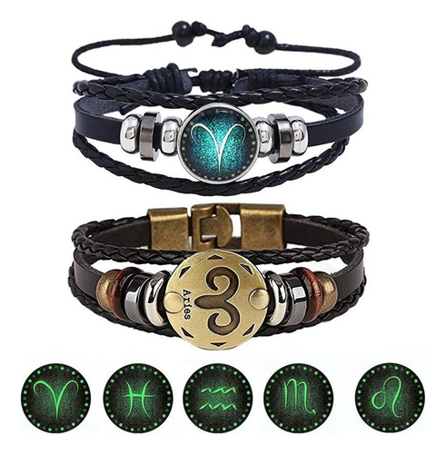 Pulseras Signos Zodiaco Y Constelaciones ¡bolsa De Regalo!