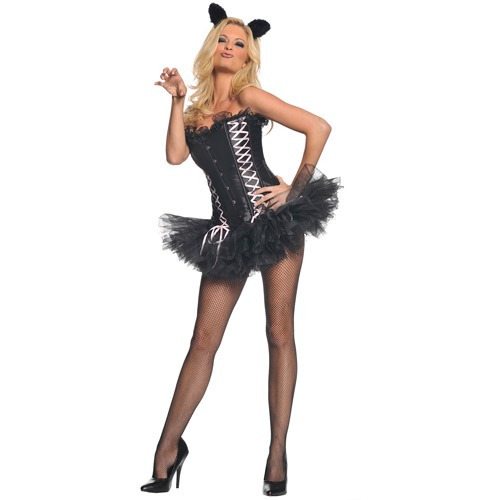 Disfraz De Gatita Sexy Para Mujer Talla: M Halloween