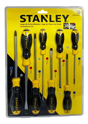 Juego De Destornilladores De 8pcs Stmt66675-840 Stanley