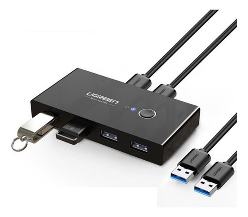 Switch | Usb 3.0 | 4 Puertos 3.0 Para Transmisión En 2pcs