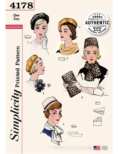 Costura Para Mujer Accesorio Vintage Año 60 Talla Unica