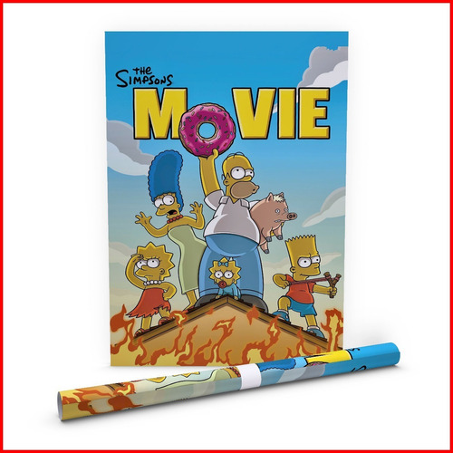 Poster Pélicula The Simpsons Movie 2007 #4 - 40x60cm