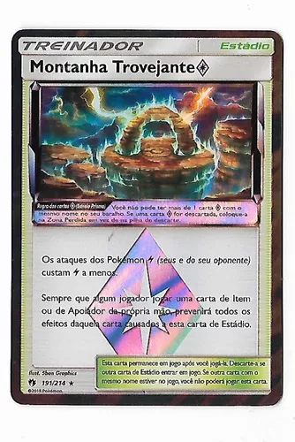 Pokemon Floresta Da Vida Estrela Prisma Sol E Lua Trovões Pe